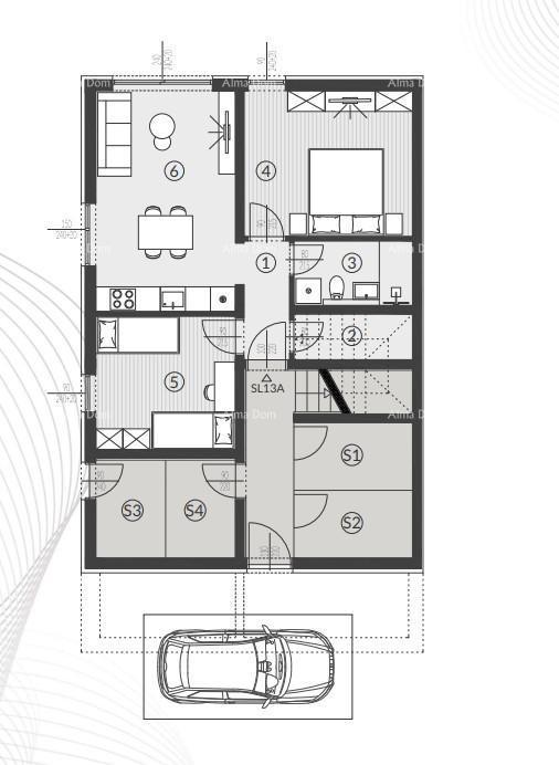 Prodaja stanov v novem stanovanjskem kompleksu, Štinjan! 13A