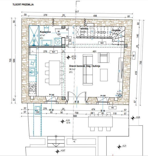 Samostojeća hiša v gradnji – Tinjan