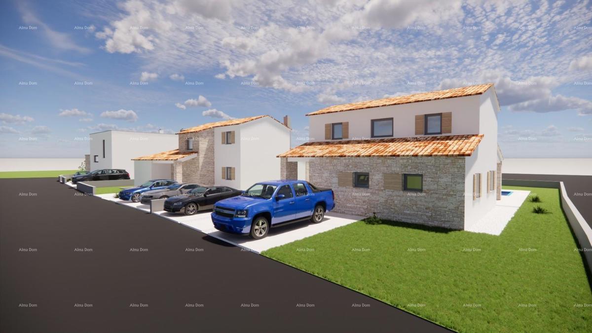 Prelepa vila s bazenom, located in a peaceful setting of Červar.