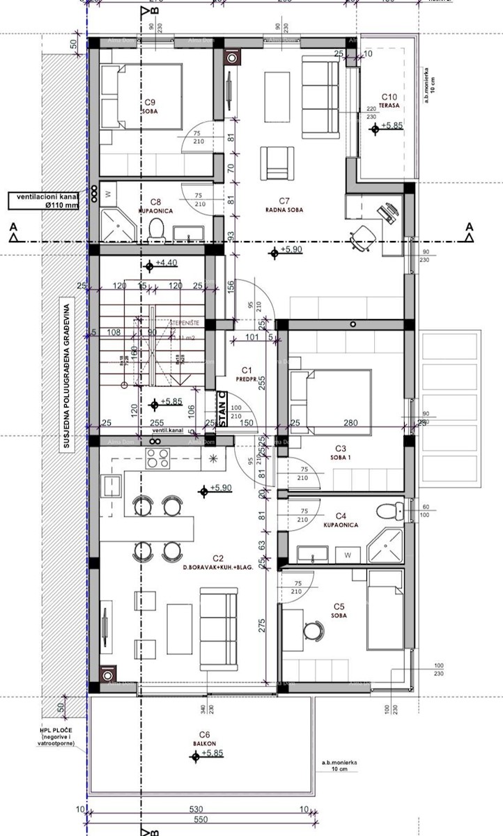 Prodaja apartmajev v novem projektu, Medulin