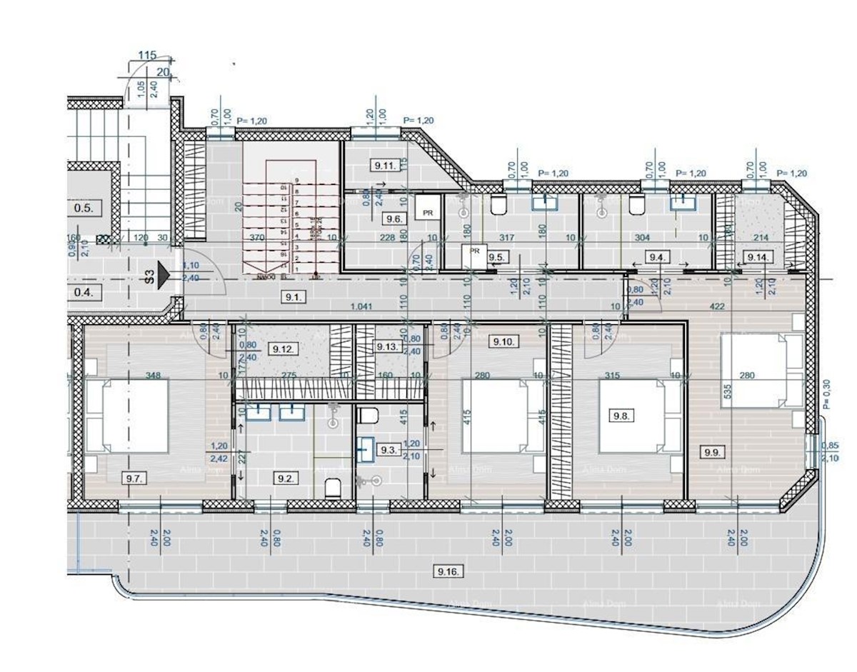 Prodaja luksuznih apartmajev v gradnji, 200 m od morja, Opatija! S3