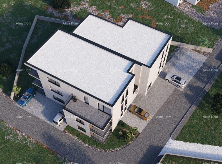 Štirisobno stanovanje S5 v 2. nadstropju novogradnje v Kanfanarju