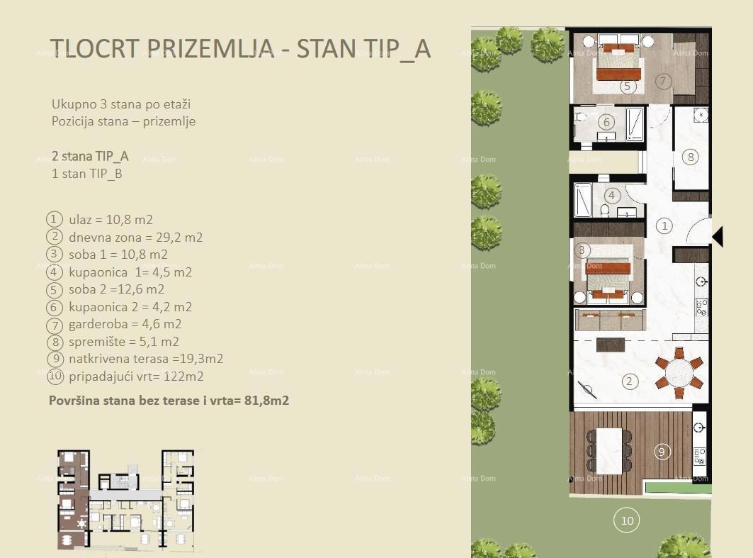 Prodamo stanovanja v novem stanovanjskem projektu v izgradnji, Novigrad!