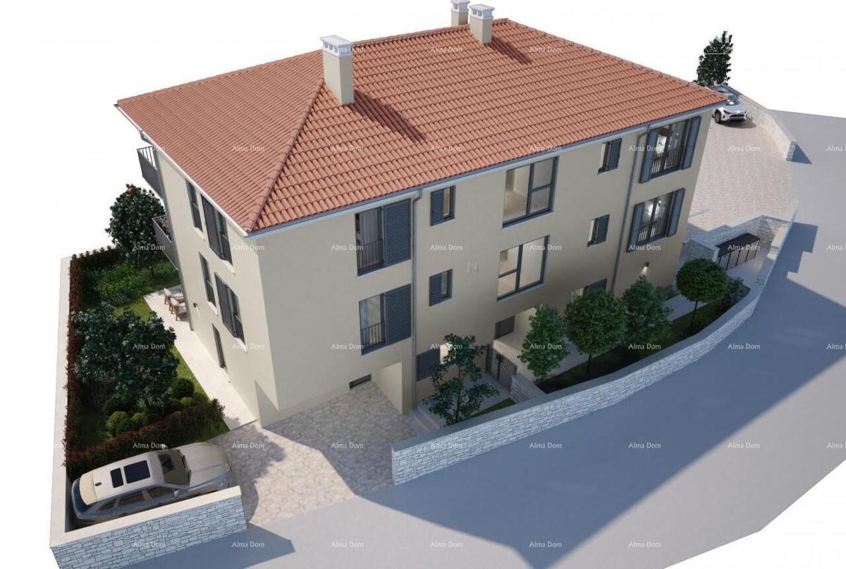 GRADBENIŠKO ZEMLJIŠČE S DOVOLJENJEM ZA GRADNJO 6 LUKSUZNIH APARTMAJEV – KAŠTEL