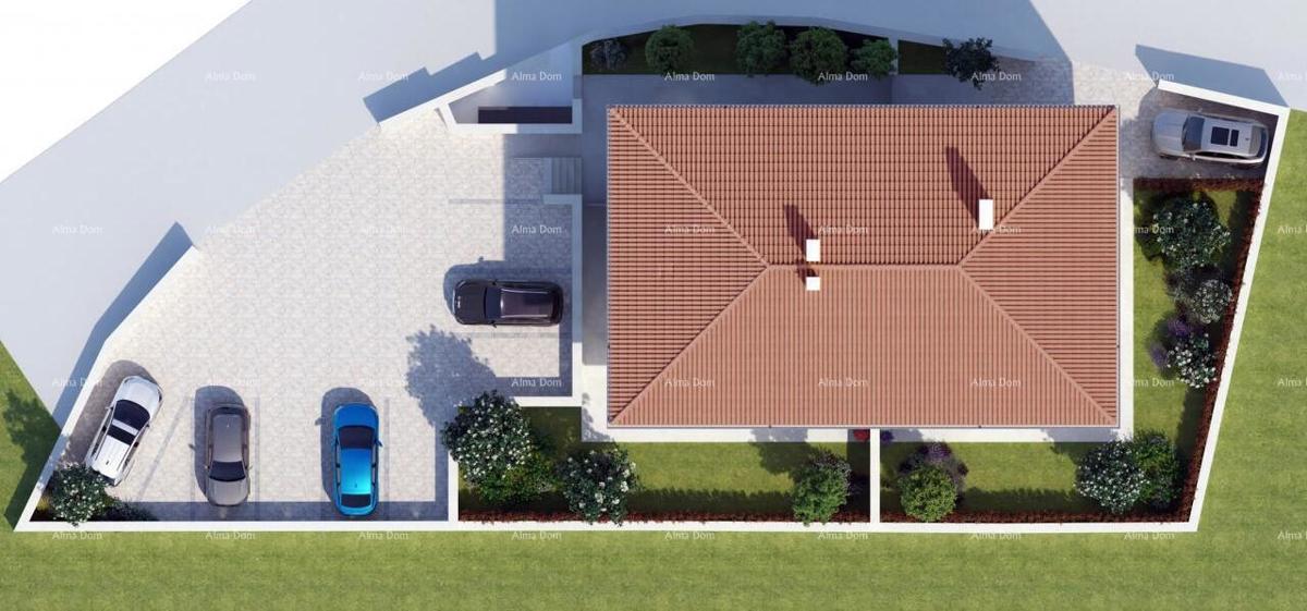 GRADBENIŠKO ZEMLJIŠČE S DOVOLJENJEM ZA GRADNJO 6 LUKSUZNIH APARTMAJEV – KAŠTEL