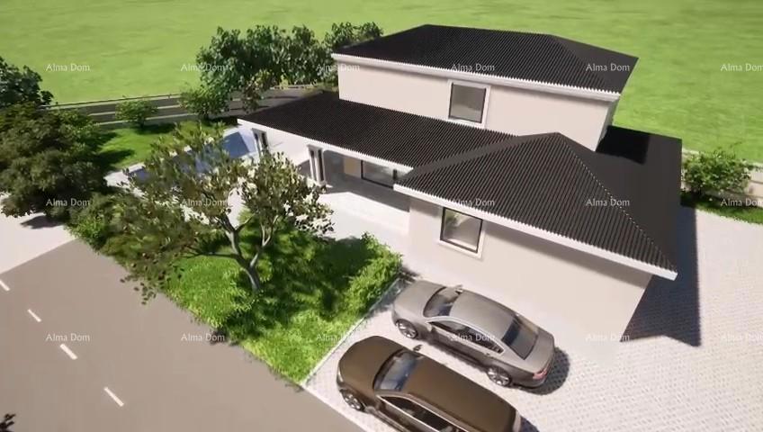 Prodaja družinske hiše s bazenom, v gradnji, Pula!