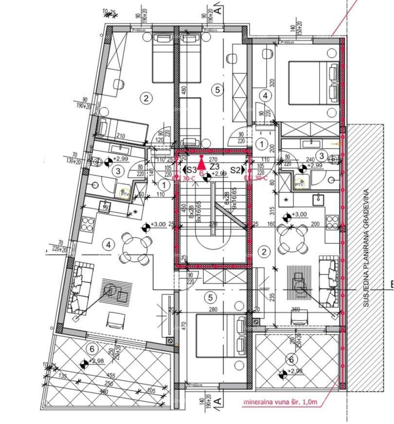 Prodaja! Stan v novogradnji s dvema parkirnima mestoma, Pula, Valdebek!