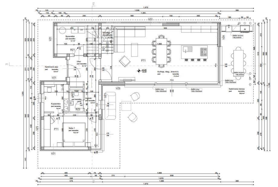 Kaštelir – moderna vila s bazenom in pogledom na morje