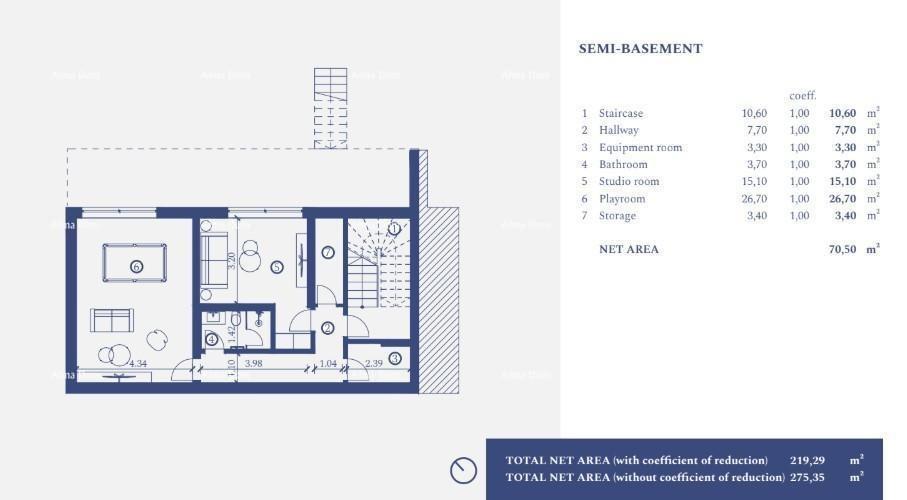 UMAG, Samostoječa vila v luksuznem letovišču! Pogled na morje! V16