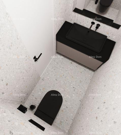 Trisobno stanovanje S2 v 1. nadstropju novogradnje v Kanfanarju