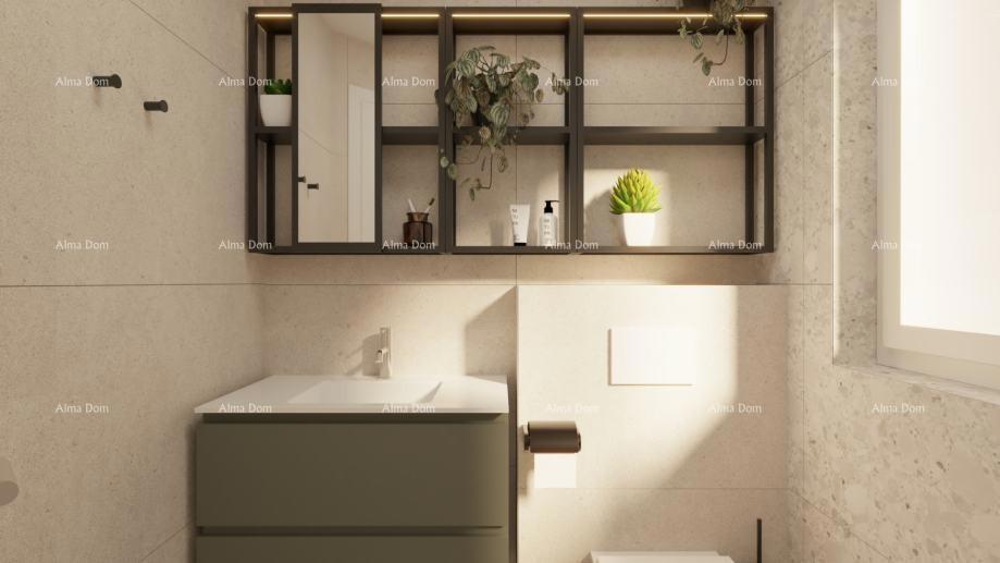 Medulin – Mukalba, novogradnja 59,50 m², ekskluzivno ob morju