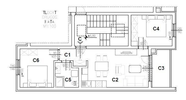 Prodaja - Moderno stanovanje v novem zasebnem stanovanjskem kompleksu v Šijani, Pula! E-C