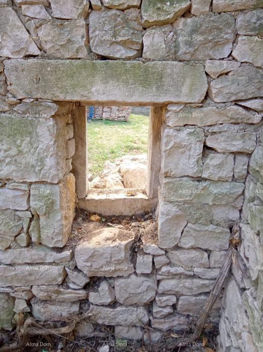 Prodaja istarske kamene hiše za obnovo, uporabno dovoljenje, Kršan!