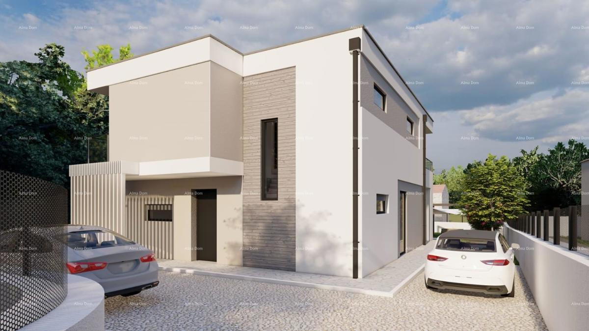 GALIŽANA - Moderna hiša naprodaj z bazenom in pogledom na morje