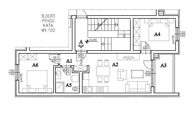 Prodaja - Moderan stan v novem zasebnem stanovanjskem kompleksu v Šijani, Pula! E-A