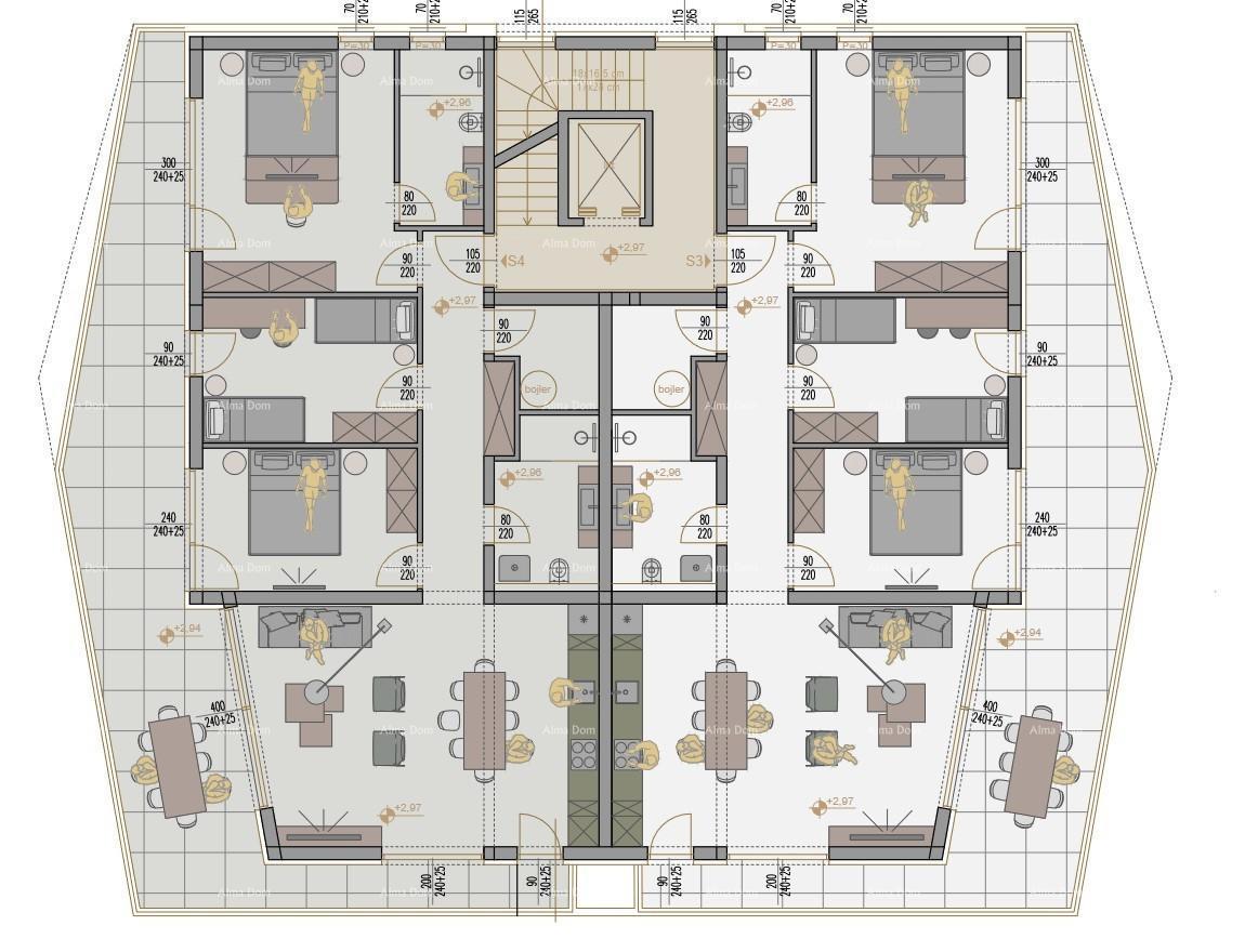 Prodamo luksuzna stanovanja na ekskluzivni lokaciji, Pješčana uvala, Pula!