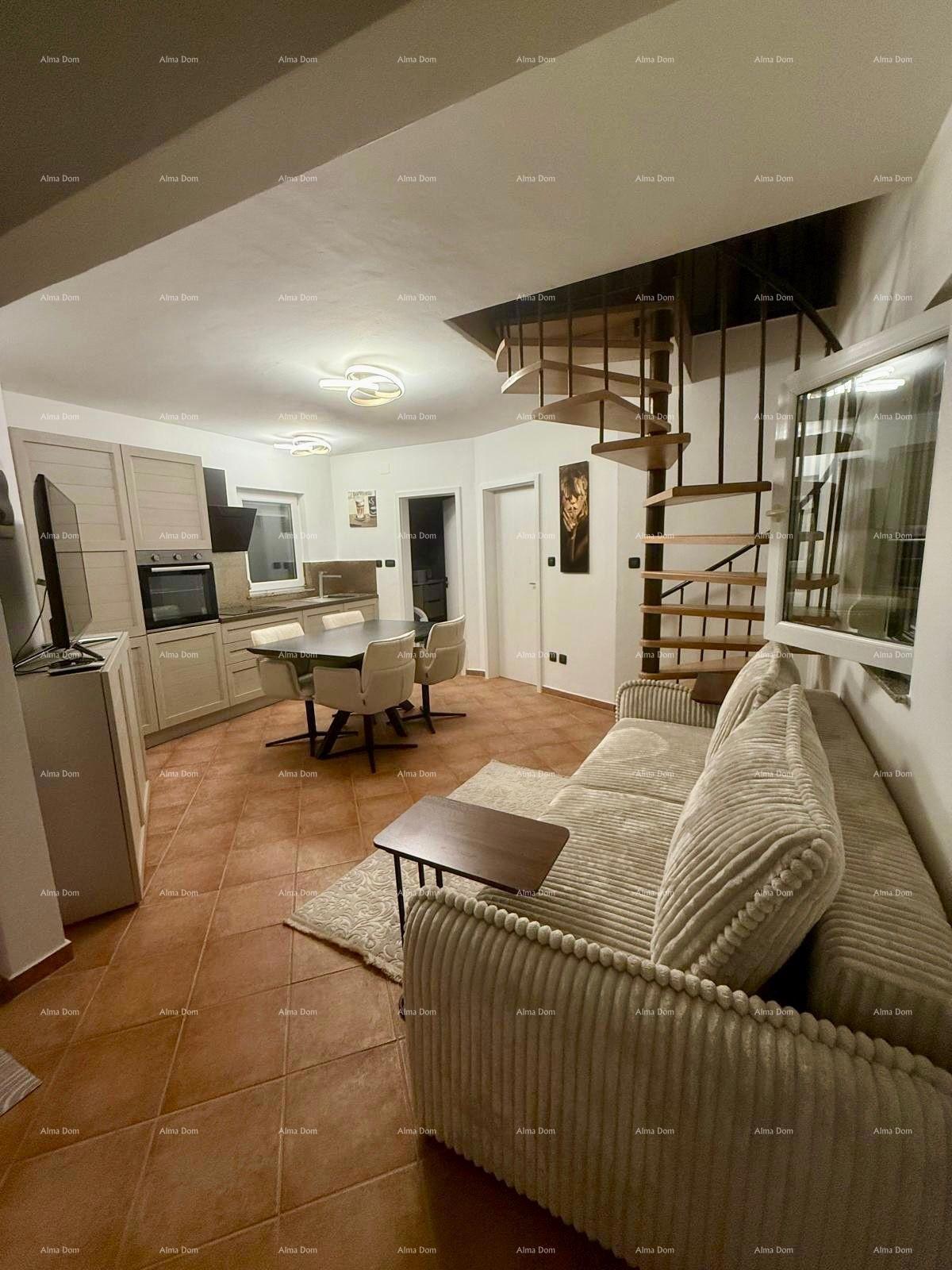 Prodaja - prenovljena hiša na odlični lokaciji z dvema apartmajema in čudovitim razgledom, Medulin!