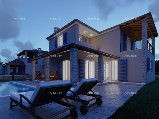 LIŽNJAN! PRODAJA HIŠE V GRADNJI S BAZENOM.