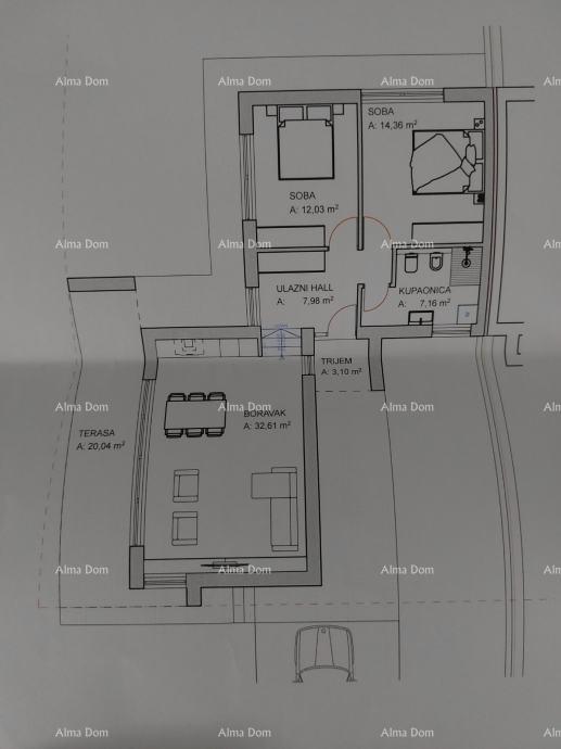 Gradbena parcela nedaleč od Tinjana! Dovoljenje za gradnjo duplex hiše!