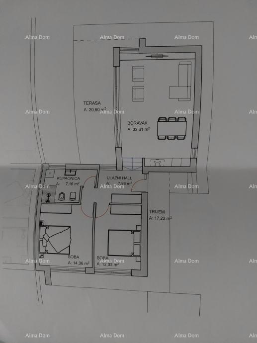 Gradbena parcela nedaleč od Tinjana! Dovoljenje za gradnjo duplex hiše!