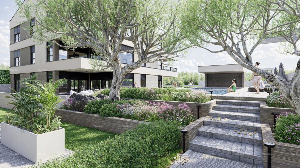 Prodaja stanov v moderni novogradnji z skupnim bazenom, Fažana!