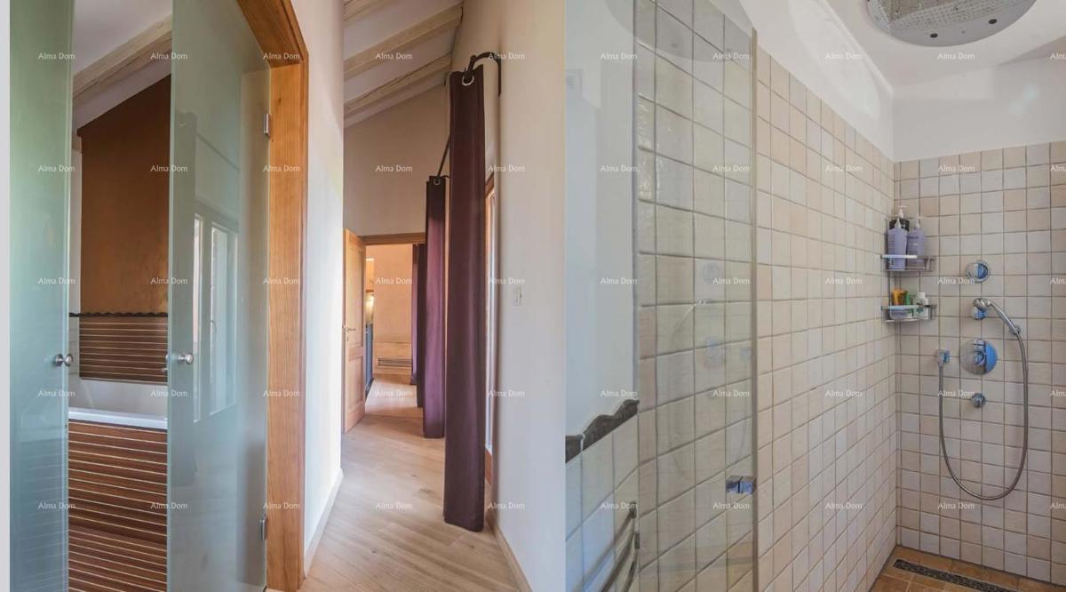 Luksuzna istrska kamnita vila z bazenom v toskanskem slogu, Rovinj!