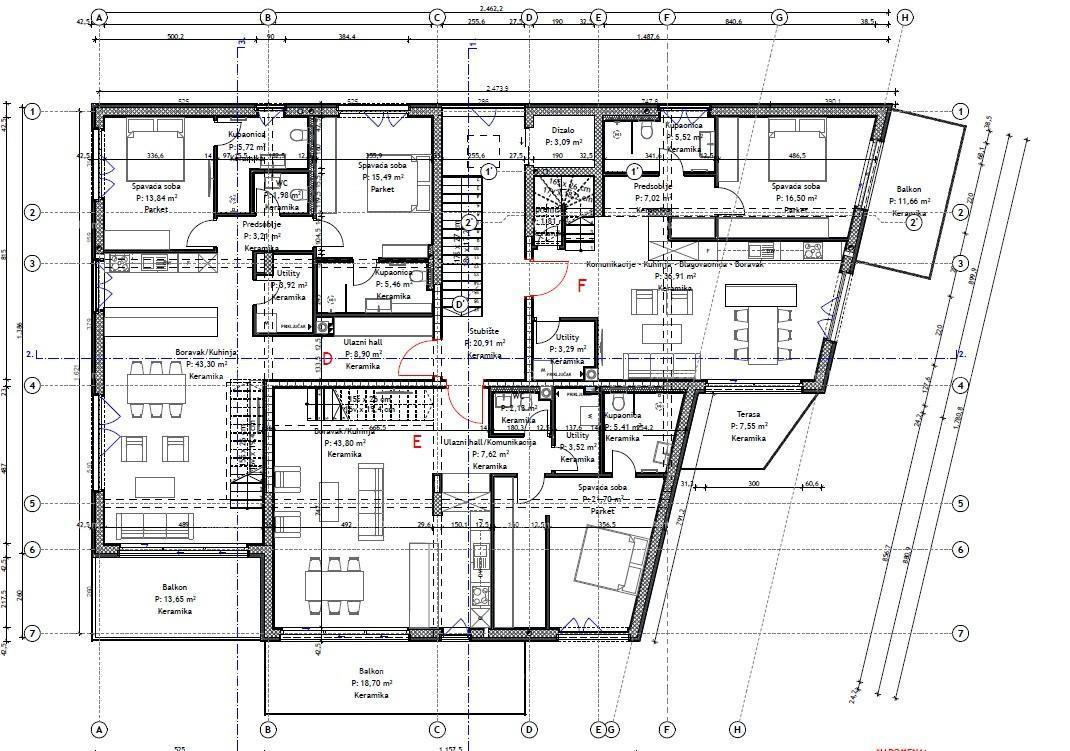 ROVINJ - Dupleks stanovanje v novem projektu / TOP lokacija, 2 minuti do morja! (E)