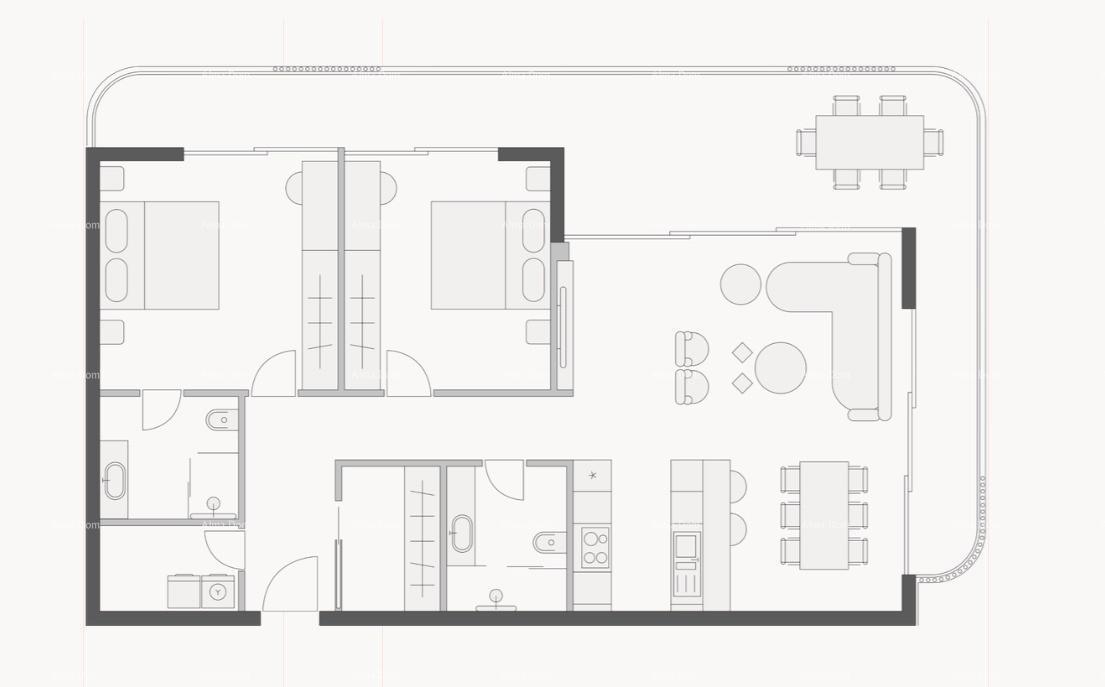 ROVINJ - stanovanje naprodaj v luksuzni rezidenci ob morju / S11
