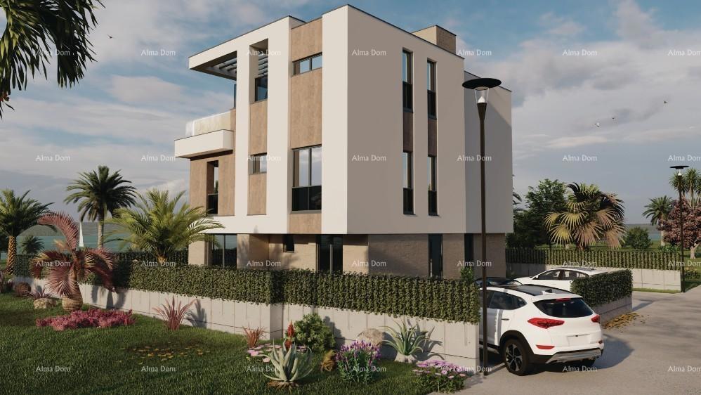 Dupleks luksuzna vila v mediteranskem slogu s bazenom in dvigalom. Pogled na morje! Medulin!