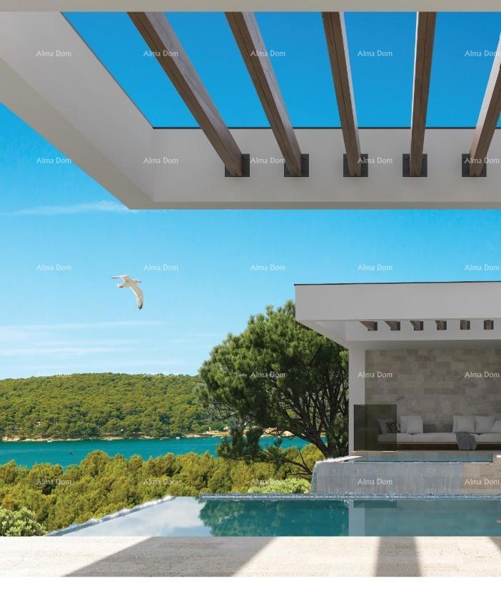 Dupleks luksuzna vila v mediteranskem slogu s bazenom in dvigalom. Pogled na morje! Medulin!