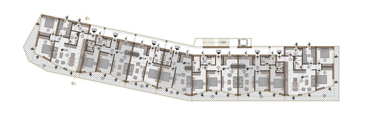 Prodaja modernih stanov v ekskluzivni stavbi s pogledom na Marinu, Pula!