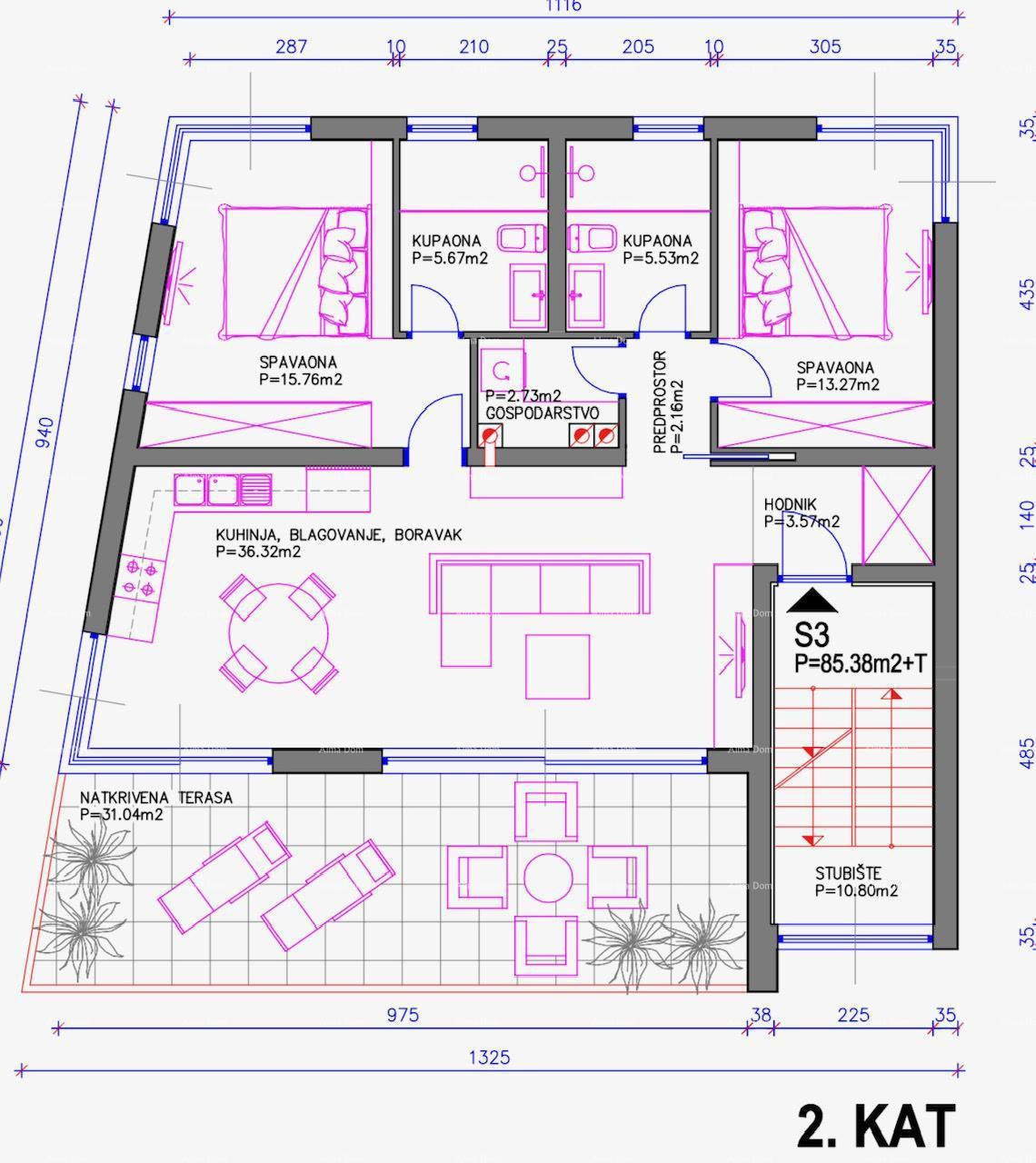 Prodaja apartmajev v novem projektu, Medulin!