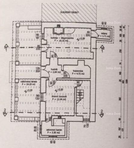 Prodaja obiteljske kuće v mirnem delu okolice Labina