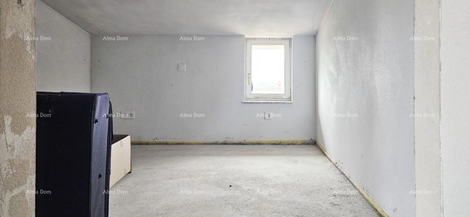 Pula – Busoler, Četverosobno stanovanje v roh-bau fazi, 88,61 m²