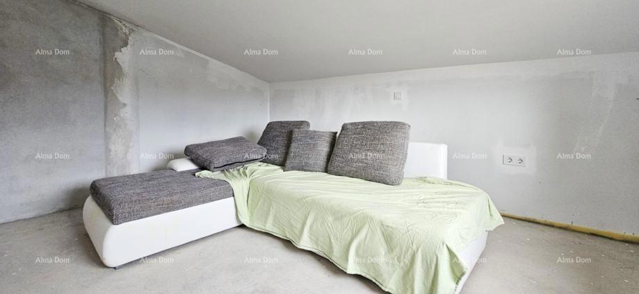 Pula – Busoler, Četverosobno stanovanje v roh-bau fazi, 88,61 m²