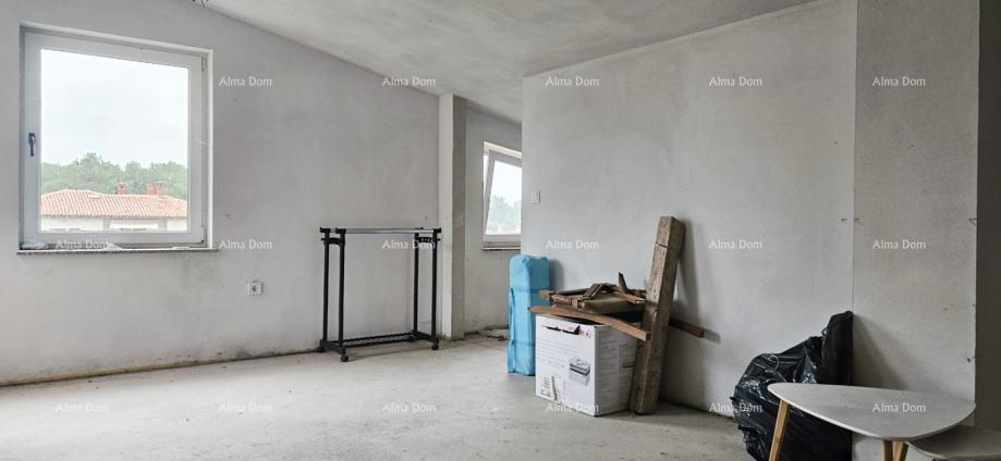 Pula – Busoler, Četverosobno stanovanje v roh-bau fazi, 88,61 m²