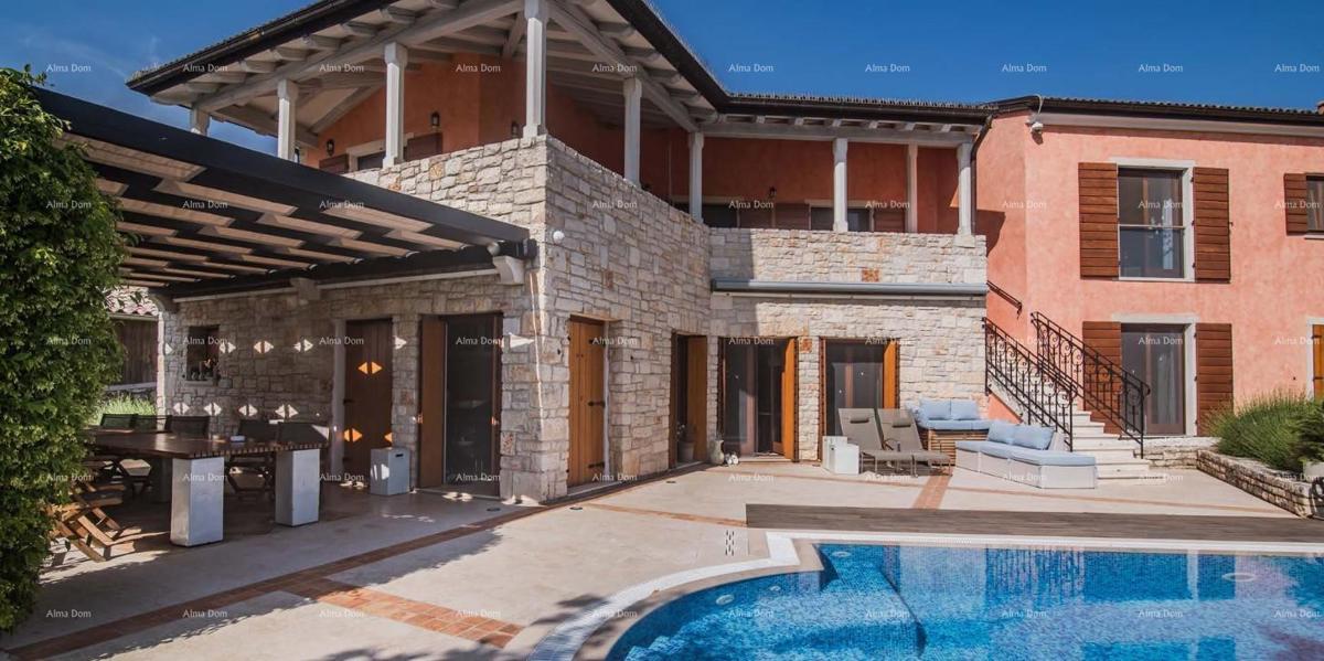 Luksuzna istrska kamnita vila z bazenom v toskanskem slogu, Rovinj!