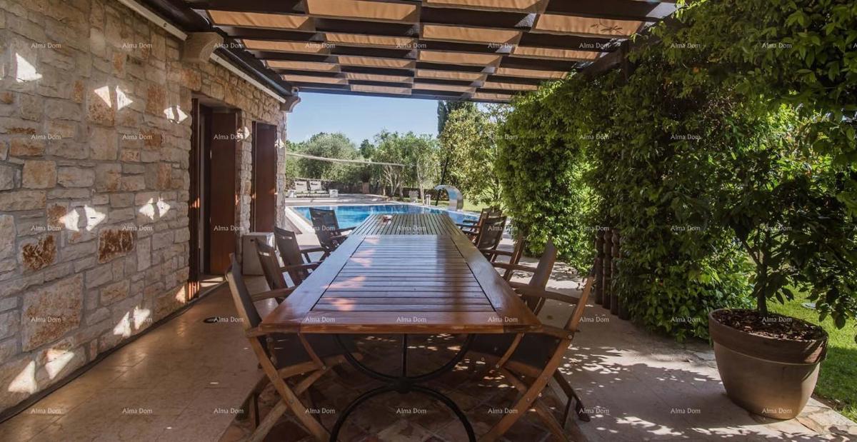 Luksuzna istrska kamnita vila z bazenom v toskanskem slogu, Rovinj!