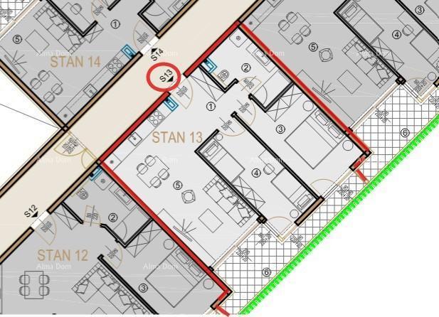 Poreč - prodaja stanovanja v poslovno-stanovanjskem, modernem kompleksu. S13