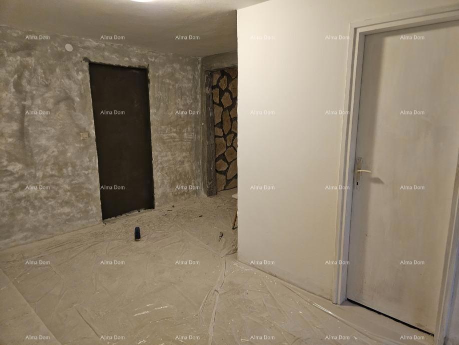 Nepremičnina blizu plaže, obdana z borovci