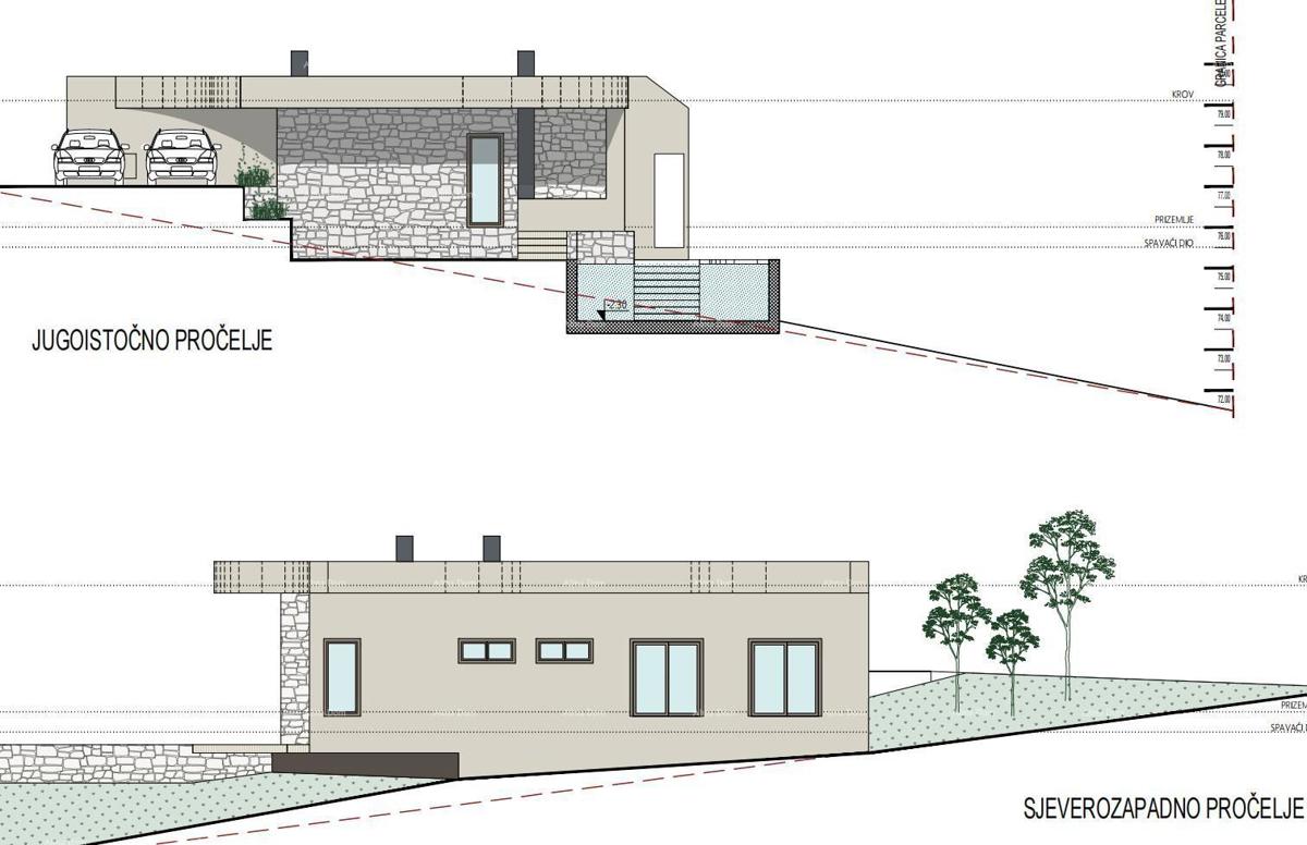 Građevinsko zemljište 948 m² – Kršan, atraktivna lokacija s pogledom
