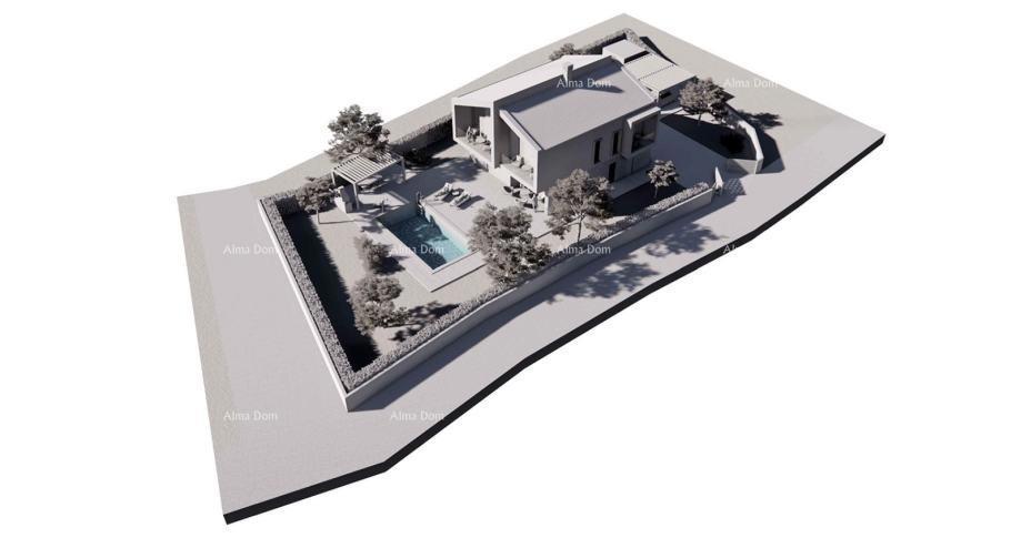 Višnjan, Gradbena parcela s projektom in dovoljenjem – 990 m²