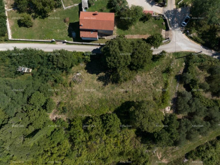 Višnjan, Gradbena parcela s projektom in dovoljenjem – 990 m²