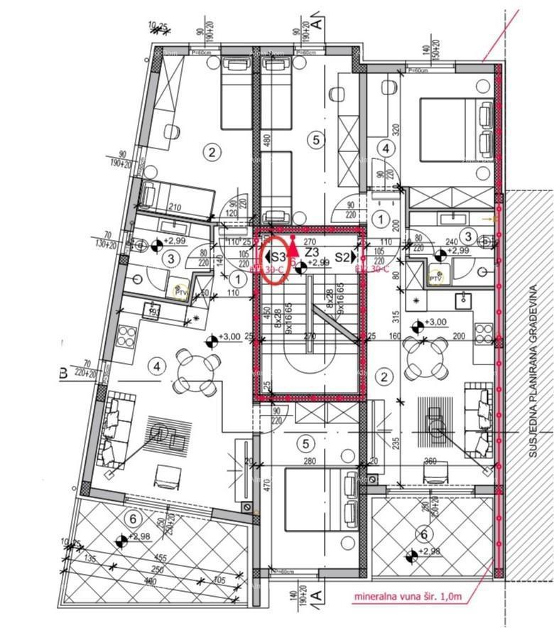 Prodaja! Stan v novogradnji z shrambo in dvema parkirnima mestoma, Pula, Valdebek! S3