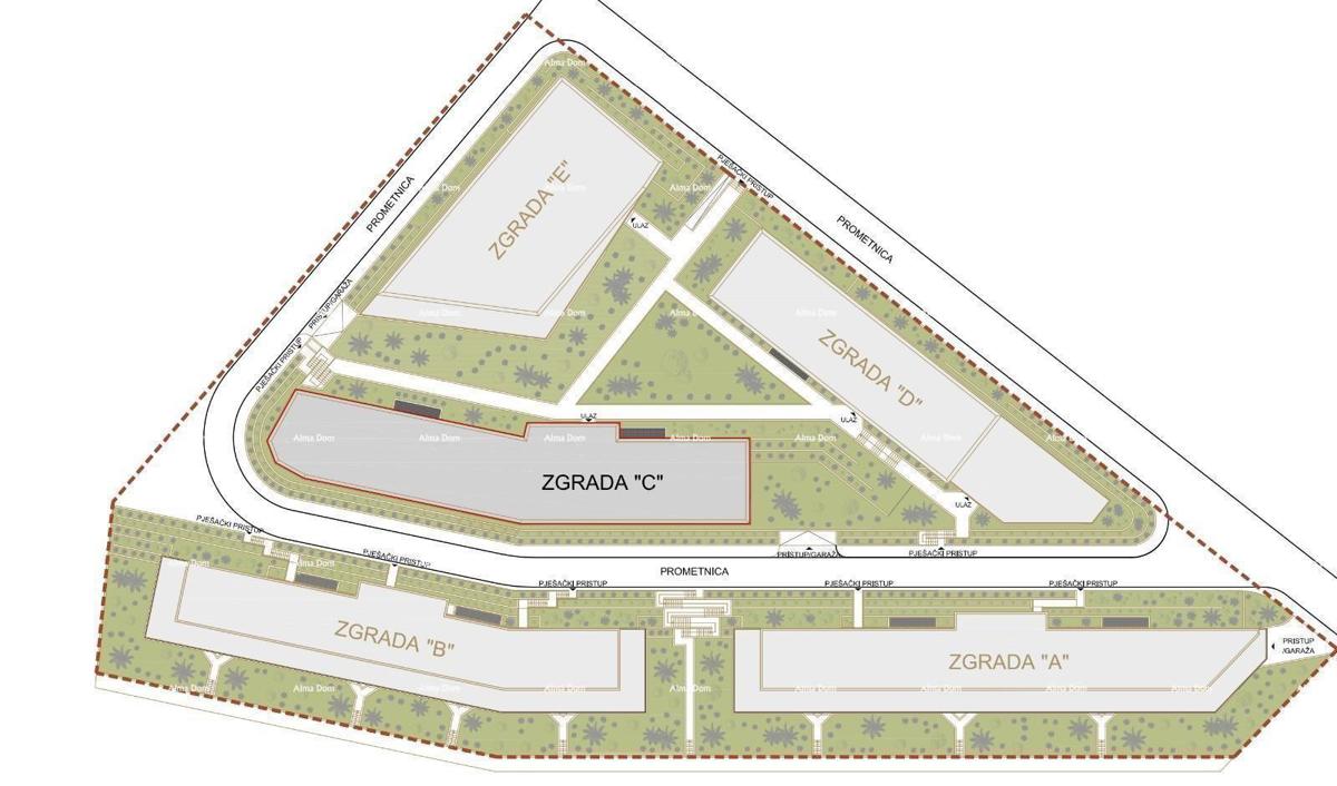 Prodaja modernih apartmajev v ekskluzivni stavbi s pogledom na Marino, Pula!