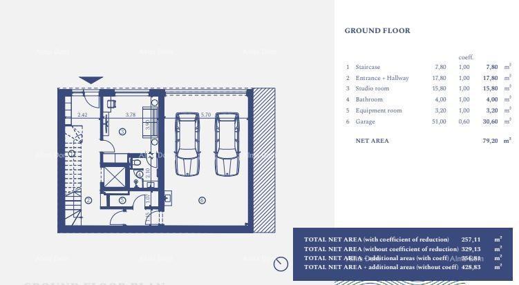 UMAG, Samostoječa vila v luksuznem letovišču! Pogled na morje! V 24
