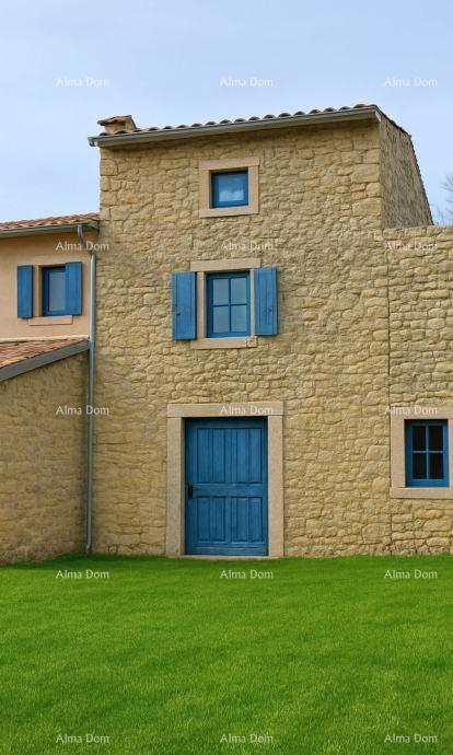 Istarska kamena hiša s pogledom na morje – Buja