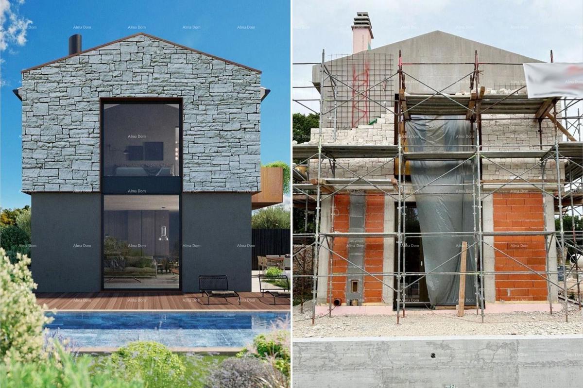 Hiša v gradnji z bazenom naprodaj - Bale, okolica