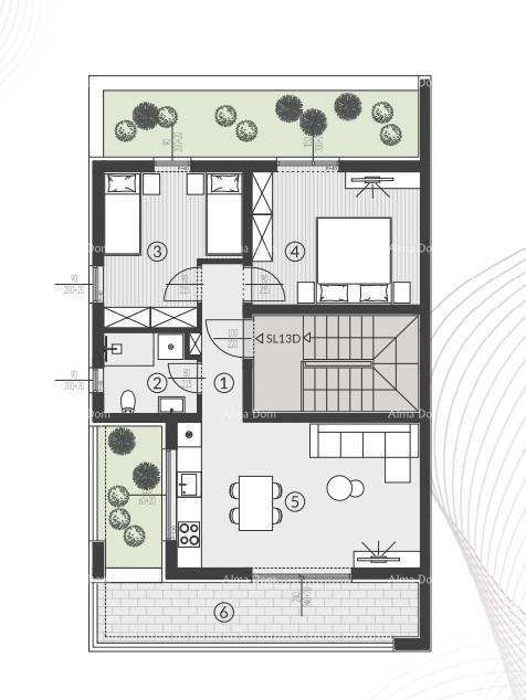 Prodaja stanov v novem stanovanjskem kompleksu, Štinjan! 13D