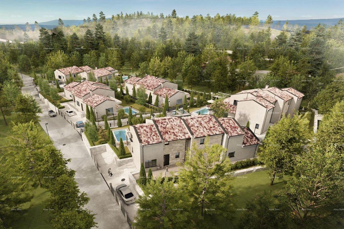 BARBAN - Gradbeno zemljišče s projektom (dupleks), 15 minut do morja